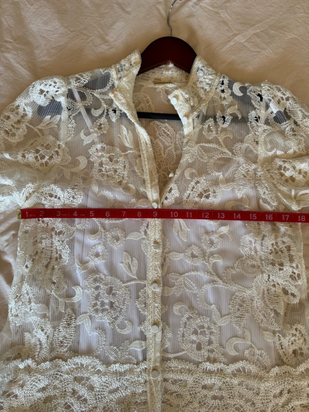 Alexis Manati White Lace Ruffle Mini Dress - Picture 7 of 15